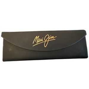 Maui Jim Sunglasses Case Unisex Blk. Foldable Triangular Hard Shell Magnetic